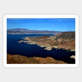 Lake Mead Arizona and Nevada USA America Sticker